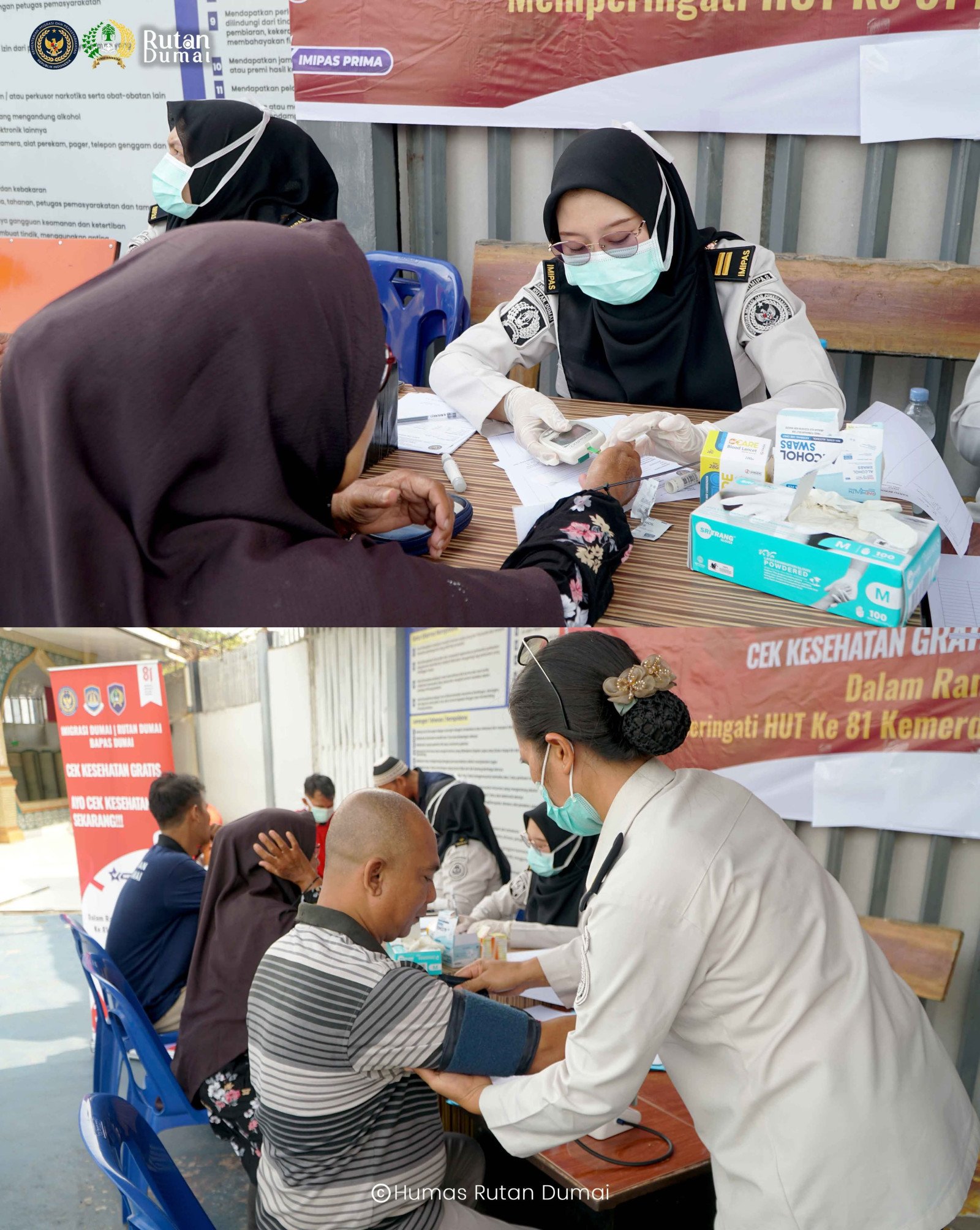 Rutan Dumai Buka Layanan Cek Kesehatan Gratis