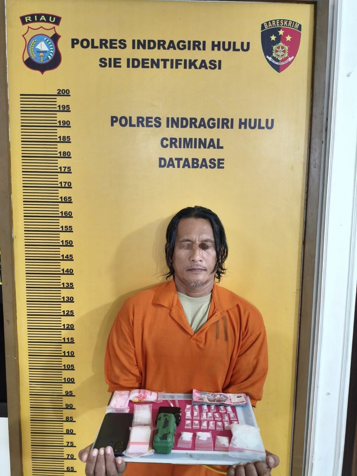Jual Sabu, Seorang Warga Pekanheran Ditangkap Dirumahnya