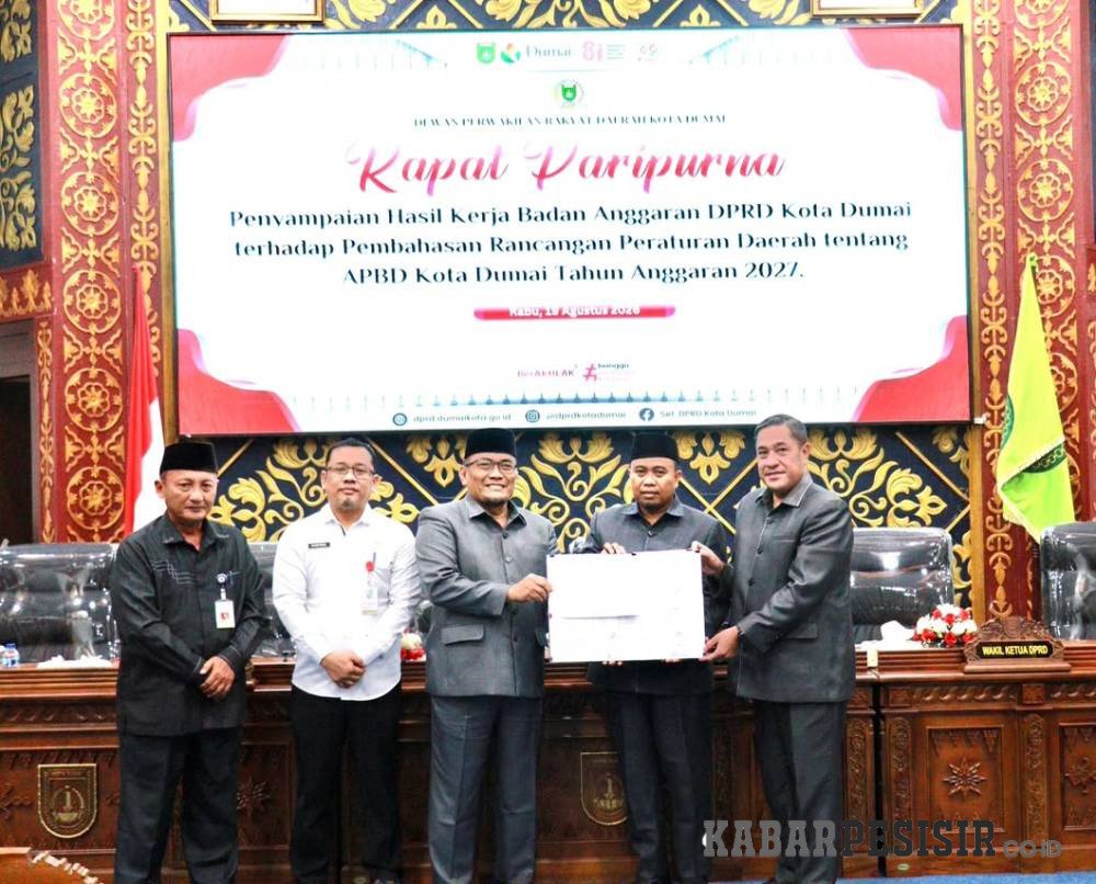 DPRD-Pemko Dumai Sepakati APBD 2027