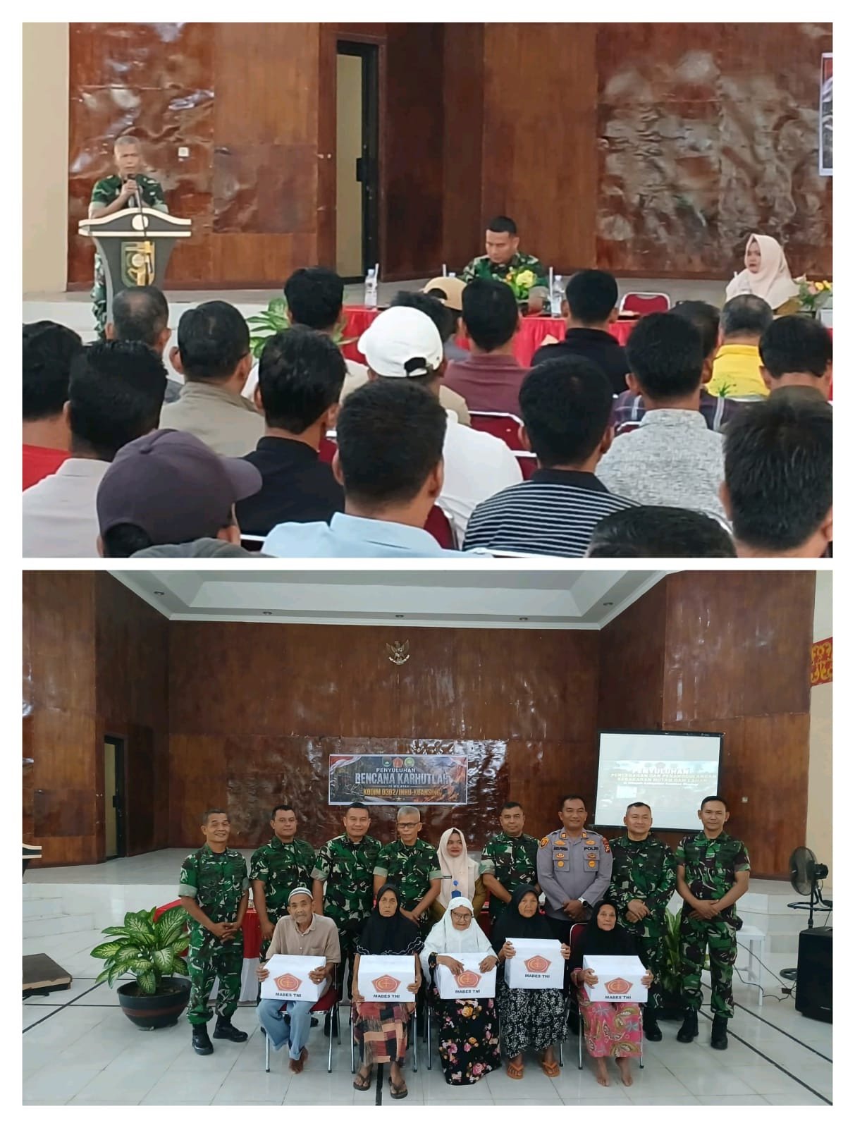 Tim Mabes TNI Ajak Masyarakat Kuansing Jaga Lingkungan