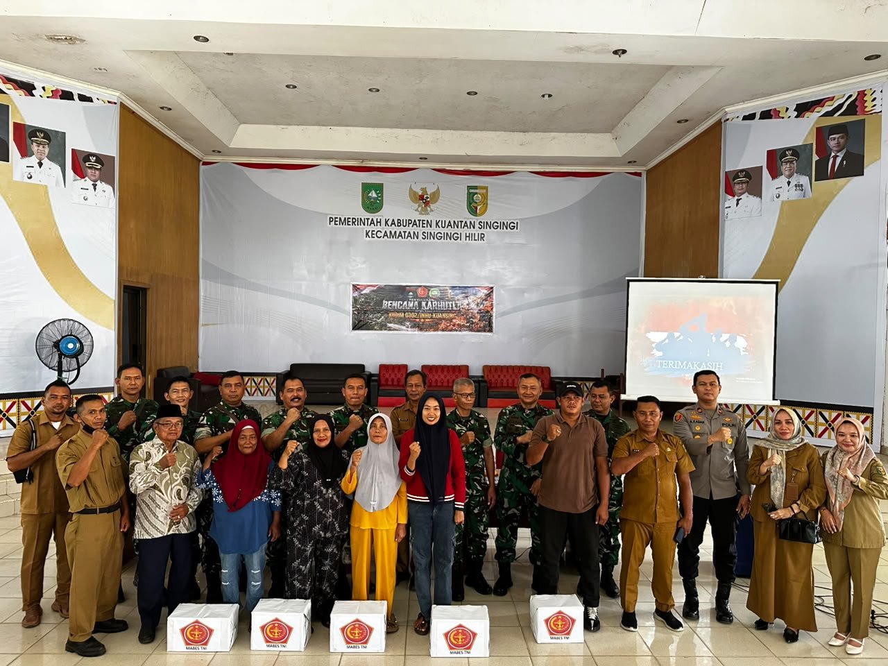 Tim Penyuluh Mabes TNI Dorong Sinergi dan Peran Aktif Masyarakat Singingi Hilir