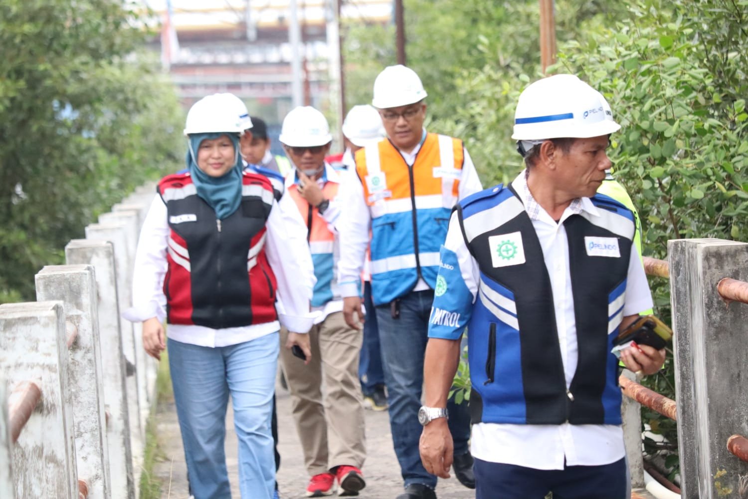 Jajaran Manajemen Pelindo Grup Dumai Turun Langsung Pantau Keselamatan Operasional