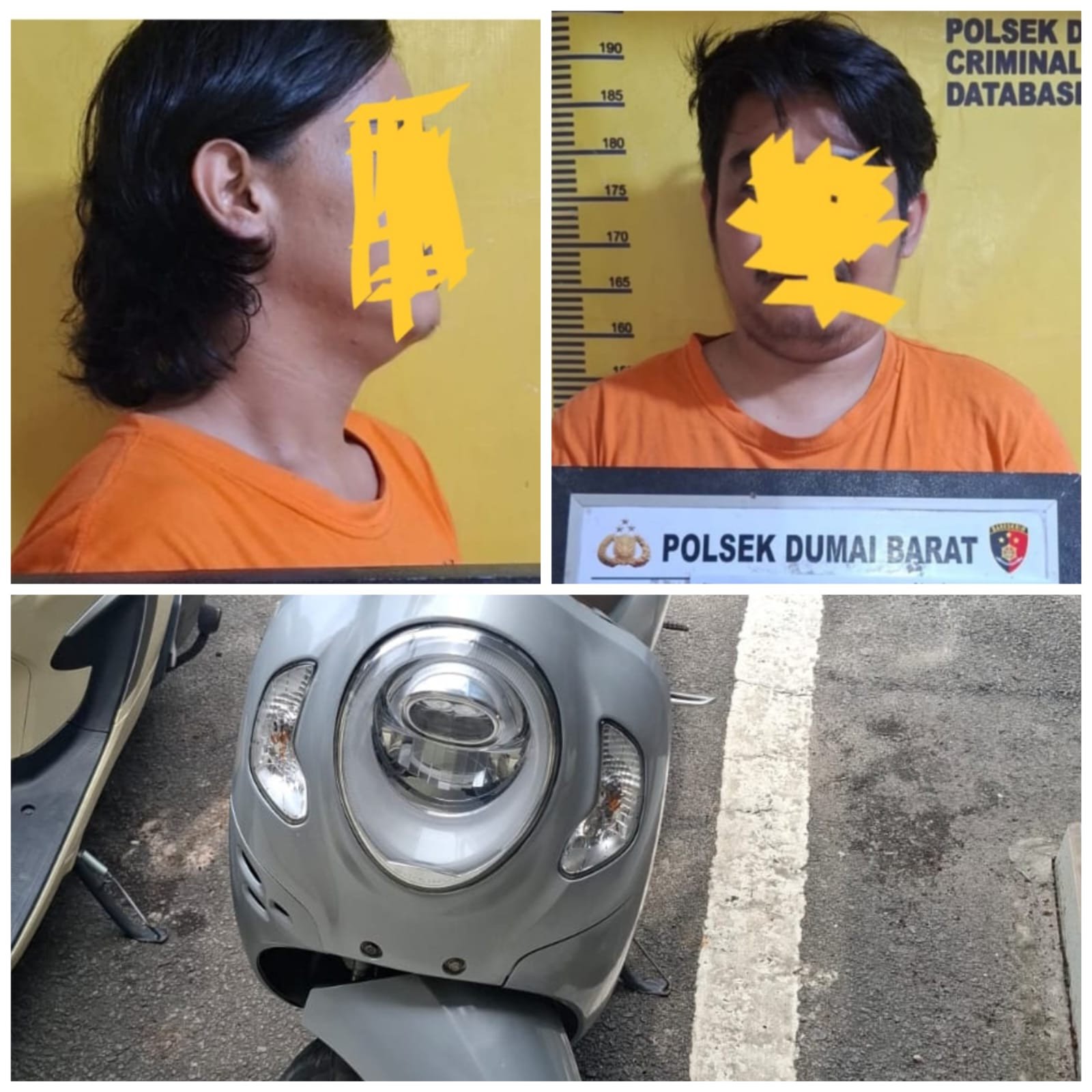 Polsek Dumai Barat Ungkap Penadahan Motor Hasil Kejahatan