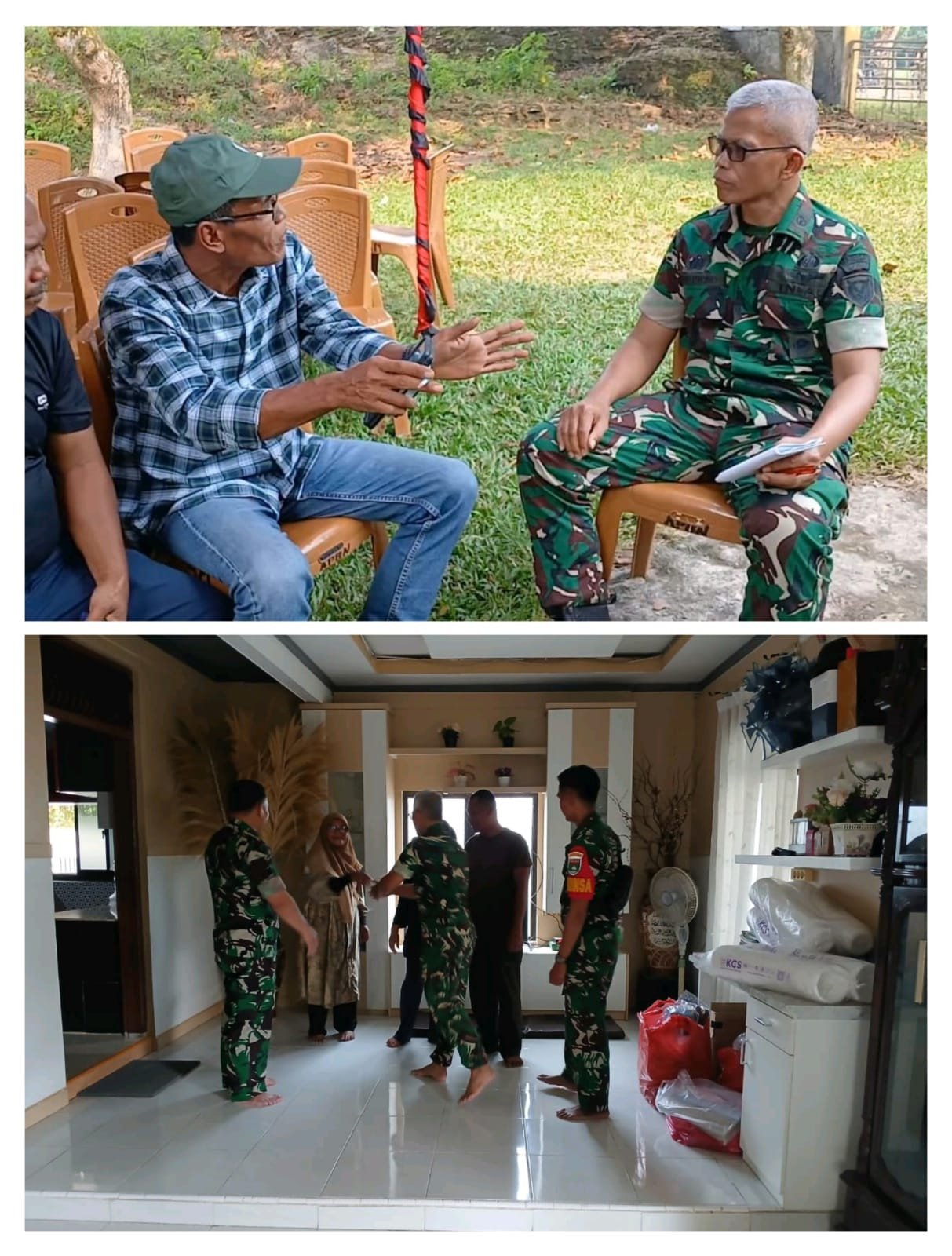 Tim Penyuluh Mabes TNI Door to Door Edukasi di Kecamatan Cerenti