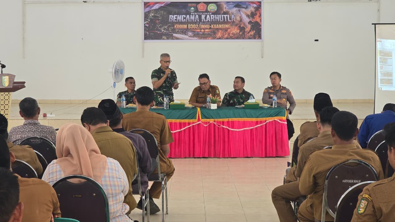 Warga Kuantan Hilir Terima Penyuluhan dari Tim Mabes TNI