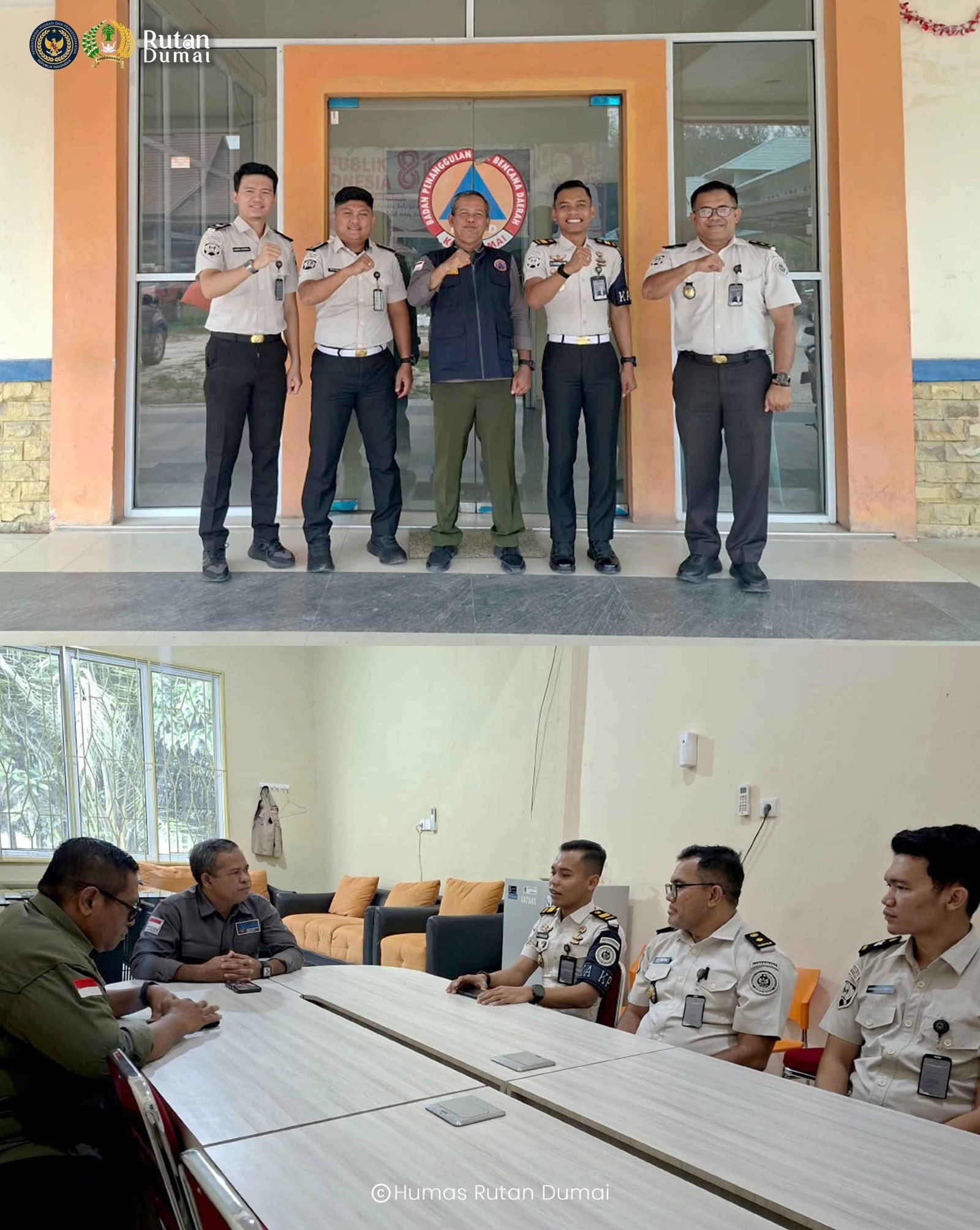 Rutan Dumai Bangun Sinergi dengan BPBD