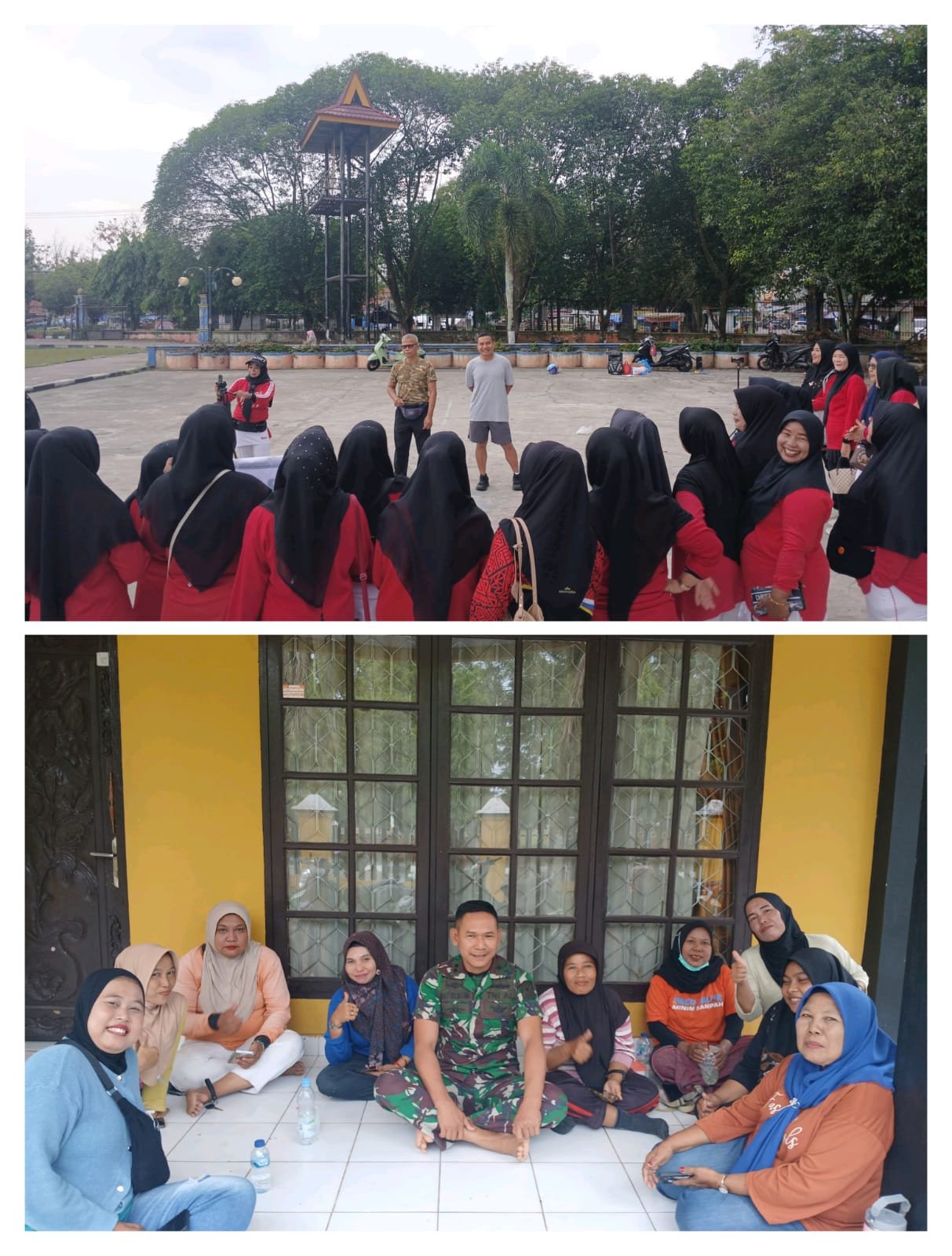 Tim Mabes TNI Edukasi Penanggulangan Karhutla