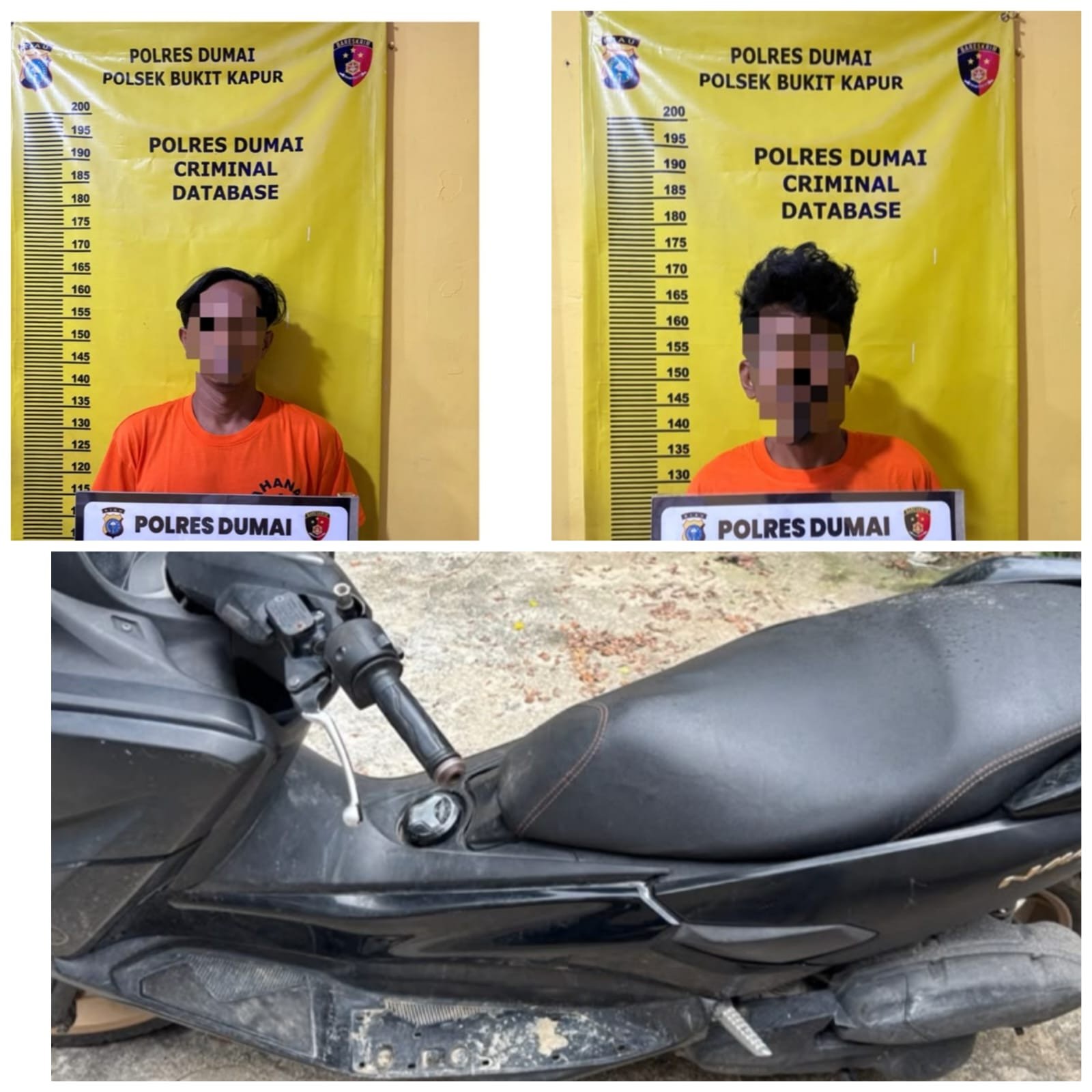Dua Residivis Diamankan Polsek Bukit Kapur