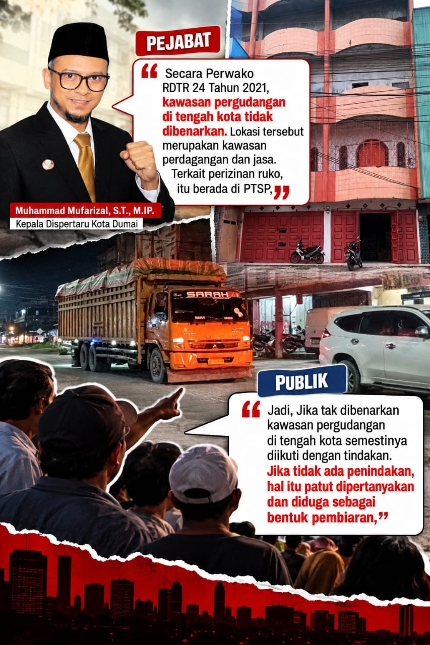 Kadispertaru Dumai Sudah Tegaskan Larangan, Tapi Aktivitas Pergudangan di Tengah Kota Terkesan Dibiarkan