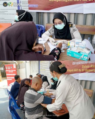 Rutan Dumai Buka Layanan Cek Kesehatan Gratis