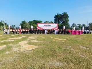 Polres Dumai Gelar Upacara HUT ke-81 Kemerdekaan RI