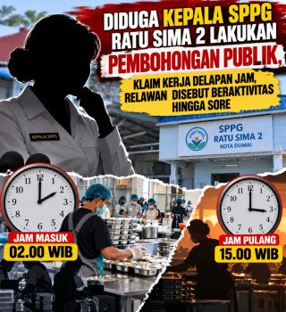 Klaim Kerja Delapan Jam, Relawan SPPG Ratu Sima 2 Disebut Beraktivitas hingga Sore